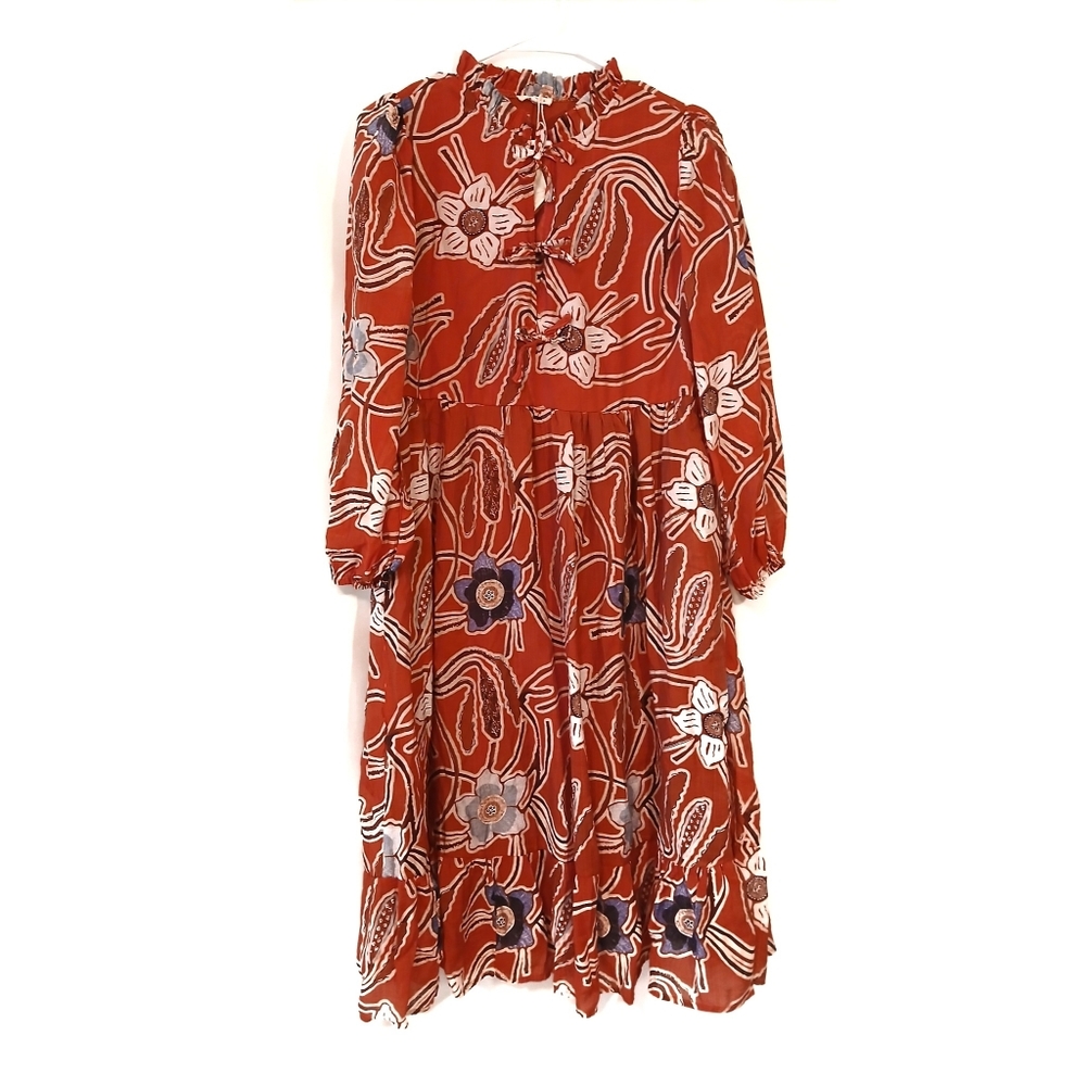 JODIFL Boho Floral Coastal Cowgirl Dress S